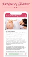 Pregnancy trackor week by week Affiche