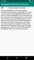 Bangladesh Multinational Companies screenshot 1