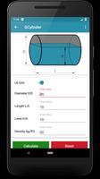 Tank volume calculator Plakat