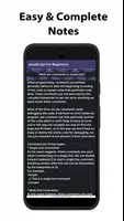 JavaScript For Beginners captura de pantalla 2