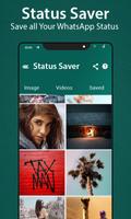 Status Saver الملصق