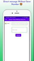 Direct Msg Without Save Number gönderen