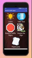 Road & Traffic Signs الملصق