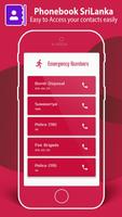 Phonebook Sri Lanka - Access emergency contacts imagem de tela 1