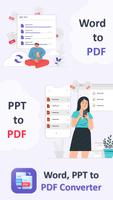 Word, PPT to PDF Converter poster
