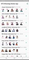 BTS Sticker WAStickerApp KPOP Idol for Whatsapp capture d'écran 3