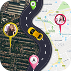Share Live Location, GPS Tracker Maps & Navigation icône
