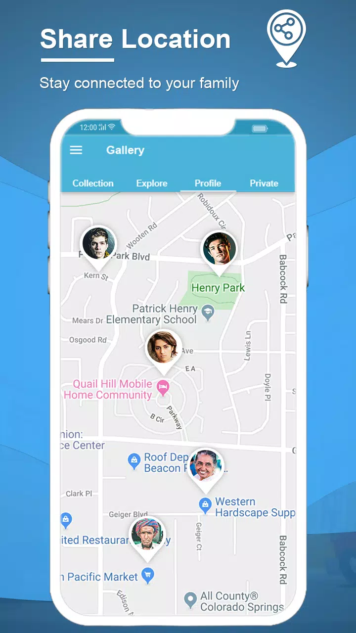 Share Live Location, GPS Tracker & APK pour Android Télécharger