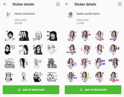 WA Sticker Hantu Gaul for What screenshot 3