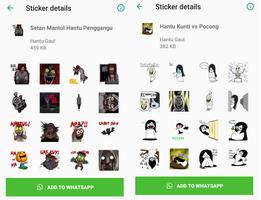 Hantu Lucu Horor WA Sticker Ma স্ক্রিনশট 1