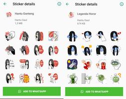 Hantu Lucu Horor WA Sticker Ma capture d'écran 2