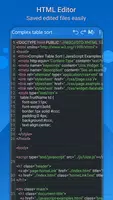 HTML Viewer: HTML Editor syot layar 2