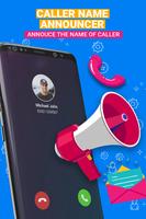 Caller Name Announcer الملصق