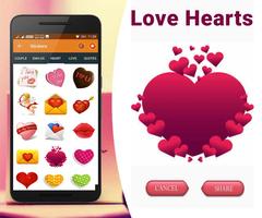 Love chat stickers: Valentine Special LoveStickers الملصق