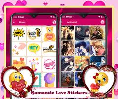 Romantic Love Stickers capture d'écran 3