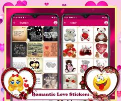 Romantic Love Stickers capture d'écran 2