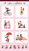 Love Stickers for Valentine تصوير الشاشة 1