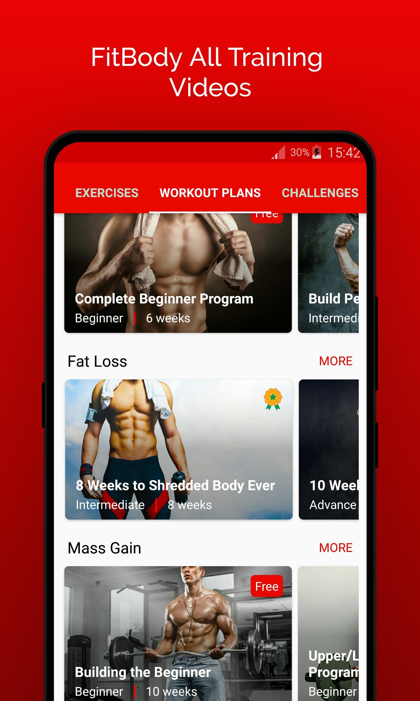 Fit Body - Gym Workout & Fitness, Bodybuilding for Android - APK ...