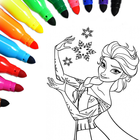Doll Color: Princess Coloring Zeichen