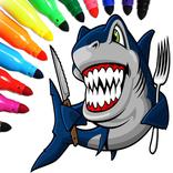 Shark Coloring Book