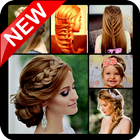 Cute Girls Hairstyle Steps DIY Home Craft Tutorial icon