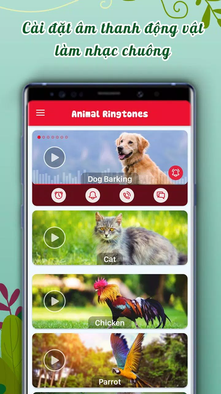 Tải Xuống Apk Nhac Chuong Dong Vat Keu - Âm Thanh Động Vật Cho Android
