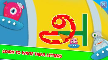 Tamil Alphabet Teacher Affiche