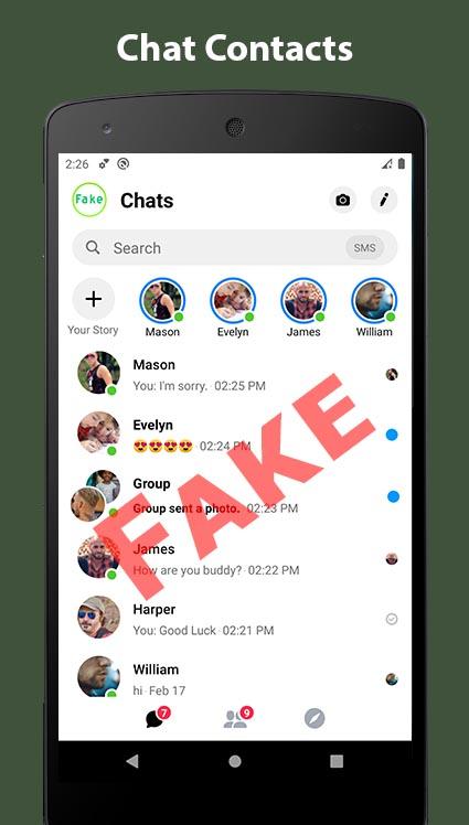 Apk chat facebook fake Download yolo