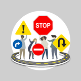 Learn Traffic Road Signs ícone