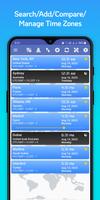 World Clock Time Zones Widget poster