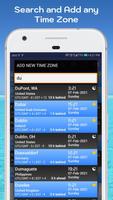 Time Zones Pro - World Clock syot layar 2