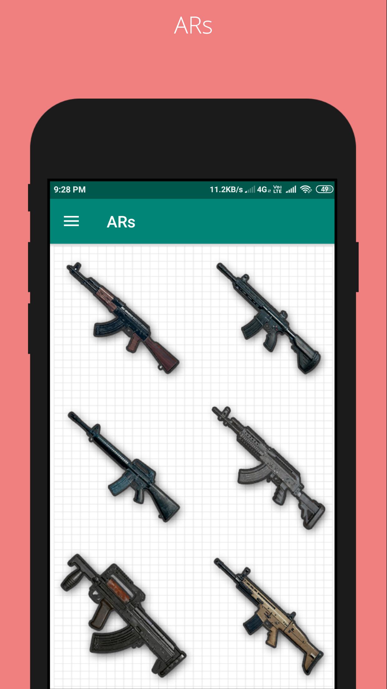 Draw Pubg Weapons For Android Apk Download