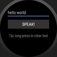 SpeechLab Wear - A Text-To-Speech App for Wear OS Cartaz