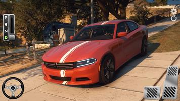 Dodge Charger RT Drag постер