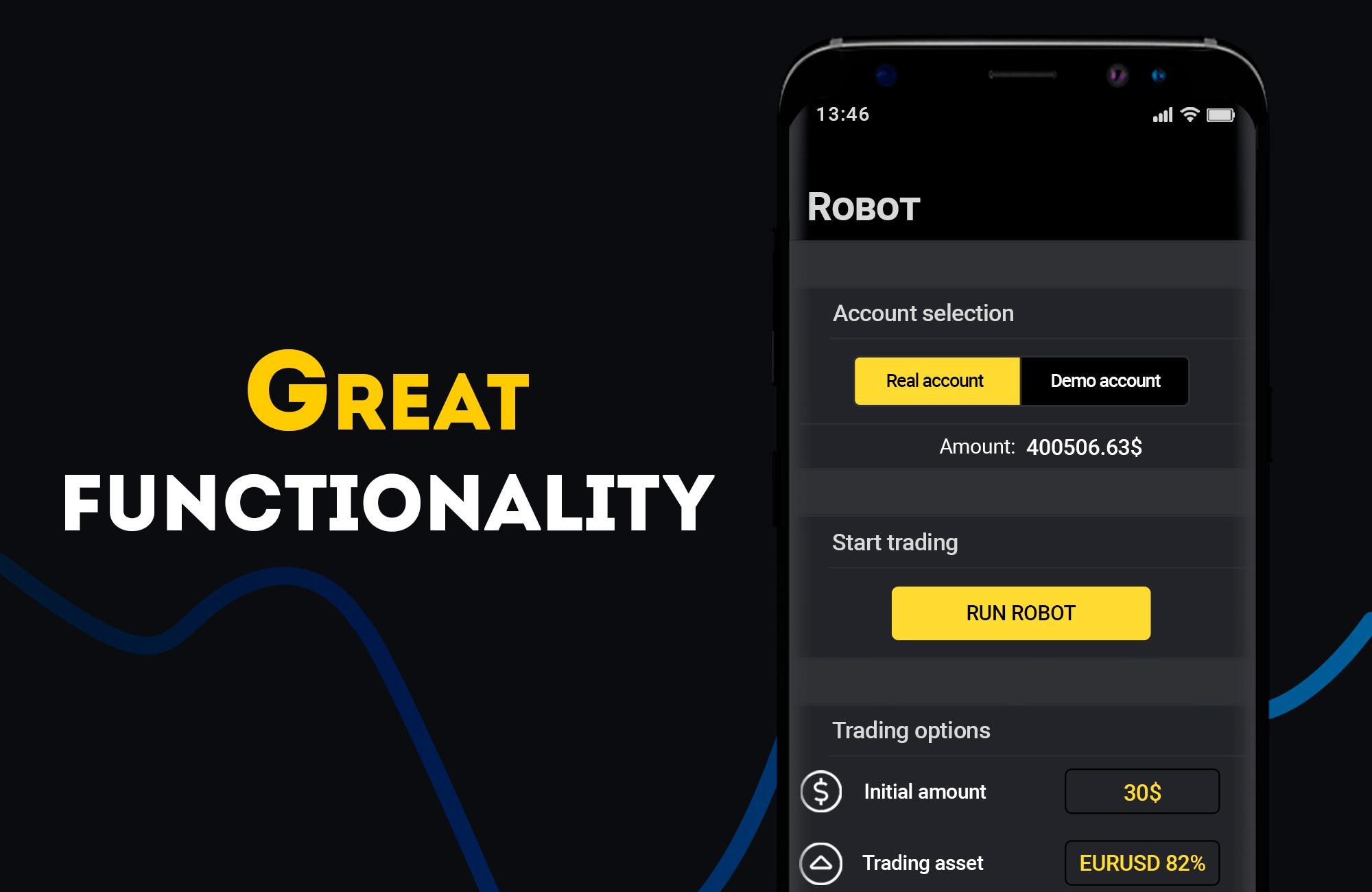 Robot trading android