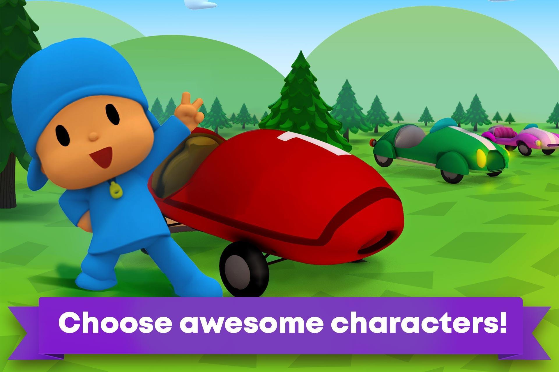 Pocoyo Racing Auto Da Corsa Per I Bambini For Android Apk Download