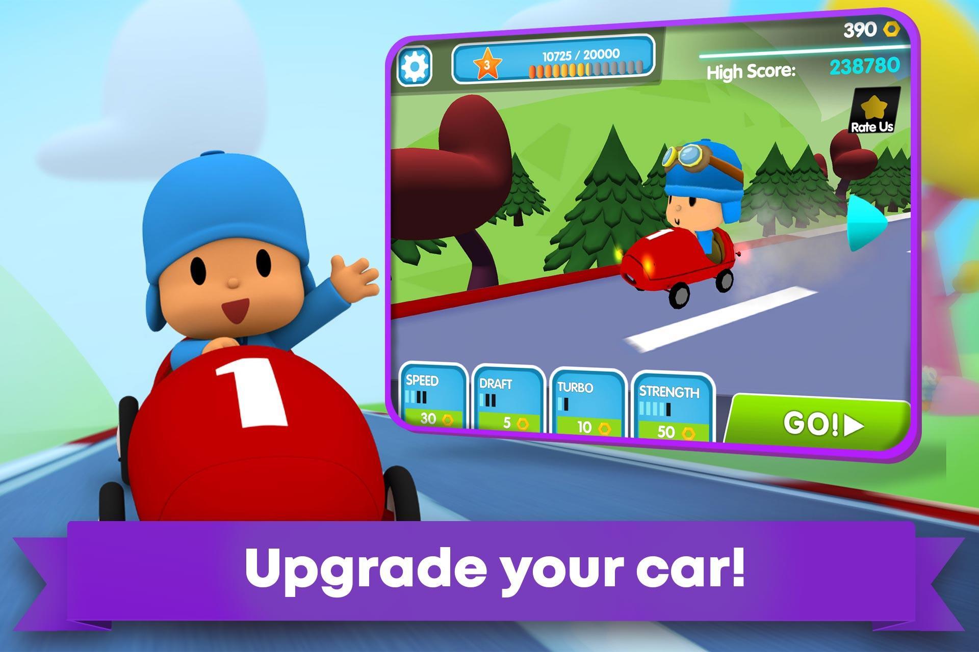 Pocoyo Racing Auto Da Corsa Per I Bambini For Android Apk Download