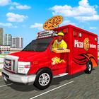 Pizza Delivery Van Driver Game আইকন