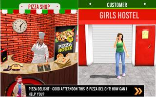 Pizza Teslim Araba Oyunları Ekran Görüntüsü 1