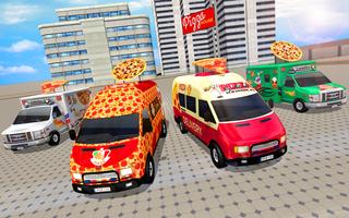Pizza Delivery Van Driver Game স্ক্রিনশট 3