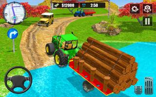 Tractor Trolley Farming Games captura de pantalla 3