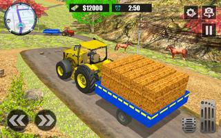 Tractor Trolley Farming Games captura de pantalla 1