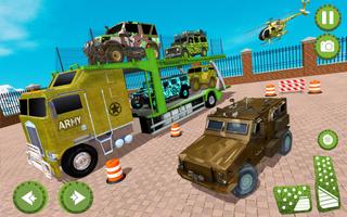 US Army Truck Driving Games Affiche