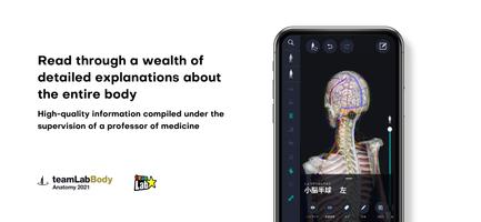 3D anatomy teamLabBody2021 تصوير الشاشة 1