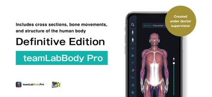 teamLab Body Pro 3d anatomy Poster