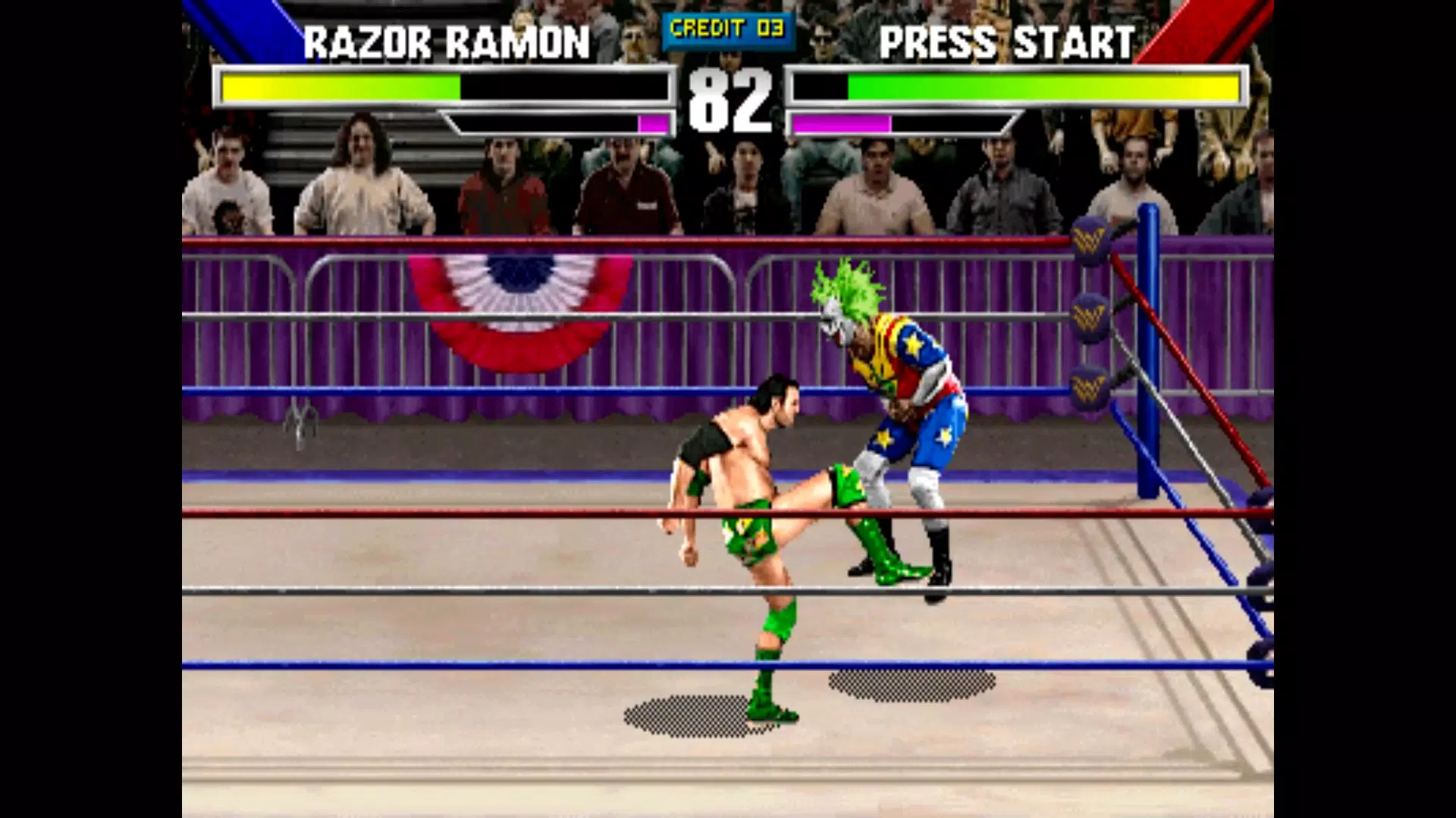 🕹️ Play Retro Games Online: WWF WrestleMania (Arcade)