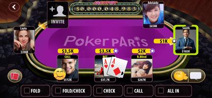 Poker Paris - Đánh bài Online ảnh chụp màn hình 2