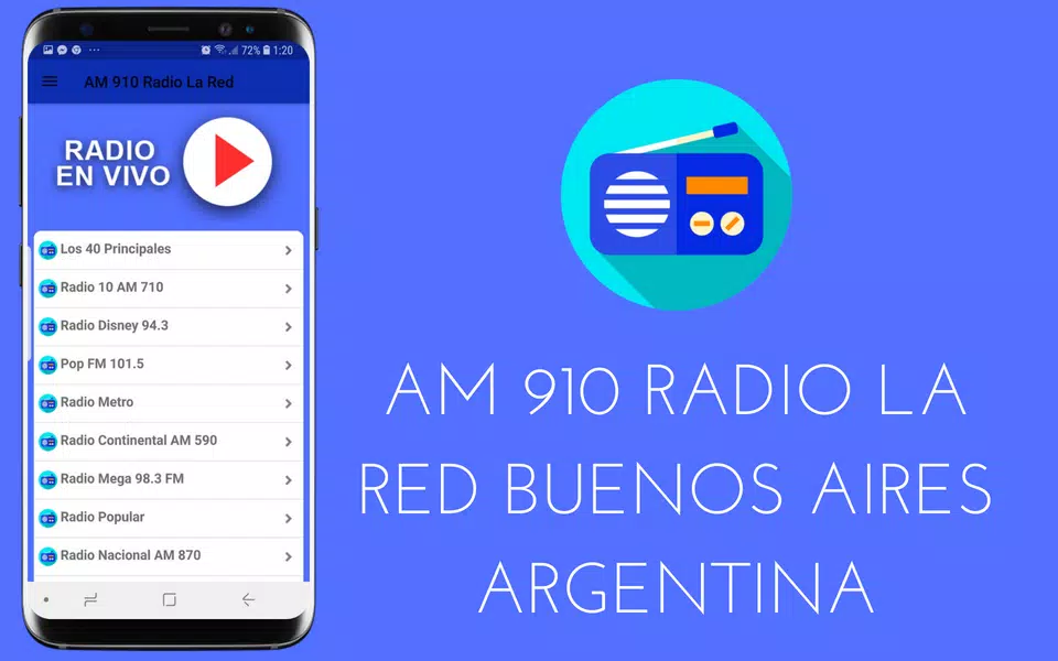 Descarga de APK de AM 910 Radio la Red Buenos Aires Argentina para Android