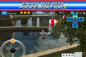 Police Boat Parking : 3D Race ภาพหน้าจอ 3