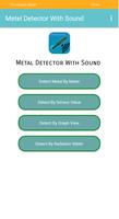 Metal Detector With Sound Metal Sensor الملصق